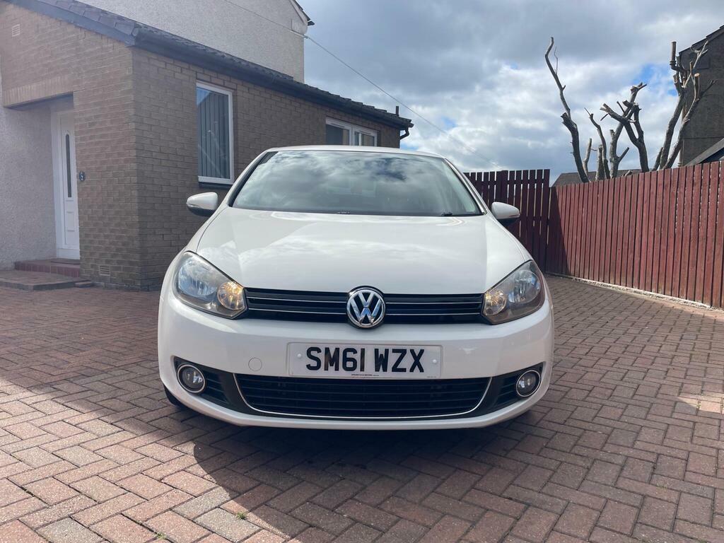 Volkswagen Golf 2.0 Tdi Gt Leather Hatchback White #2