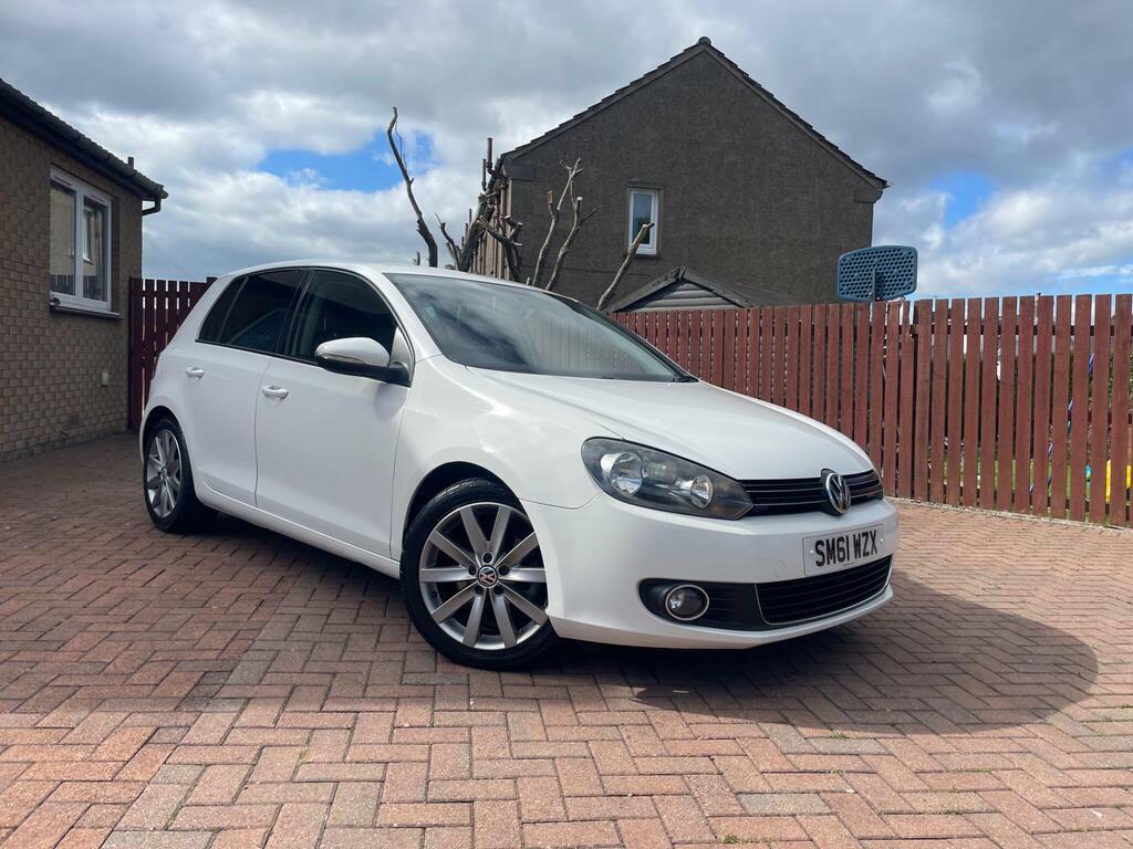 Volkswagen Golf 2.0 Tdi Gt Leather Hatchback White #5