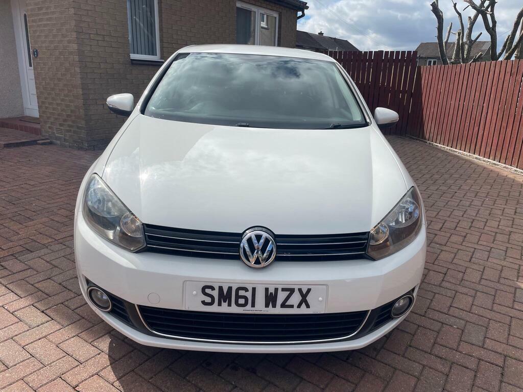 Volkswagen Golf 2.0 Tdi Gt Leather Hatchback White #4