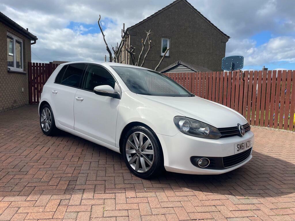 Volkswagen Golf 2.0 Tdi Gt Leather Hatchback White #6