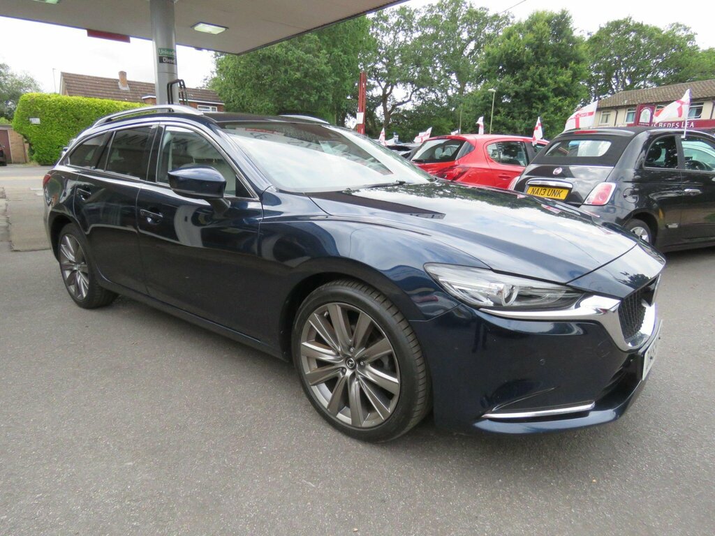 Mazda 6 2.0 Skyactiv-g Sport Nav Tourer Euro 6 Ss Blue