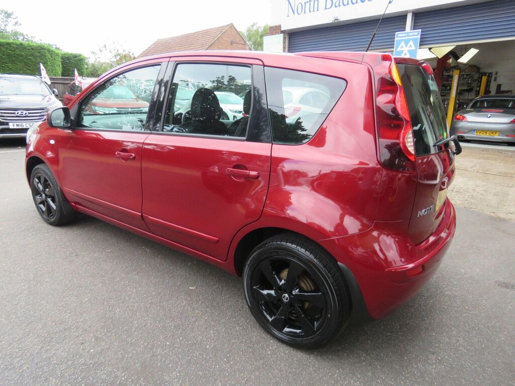 Nissan Note 1.4 16V Acenta Euro 5 Red #4
