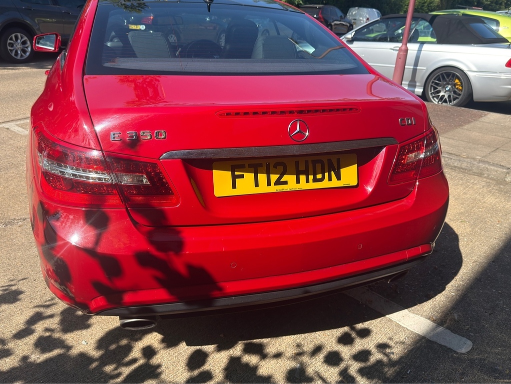 Mercedes-Benz E Class E350 Cdi V6 Blueefficiency Sport Edition 125 U540 Red #4