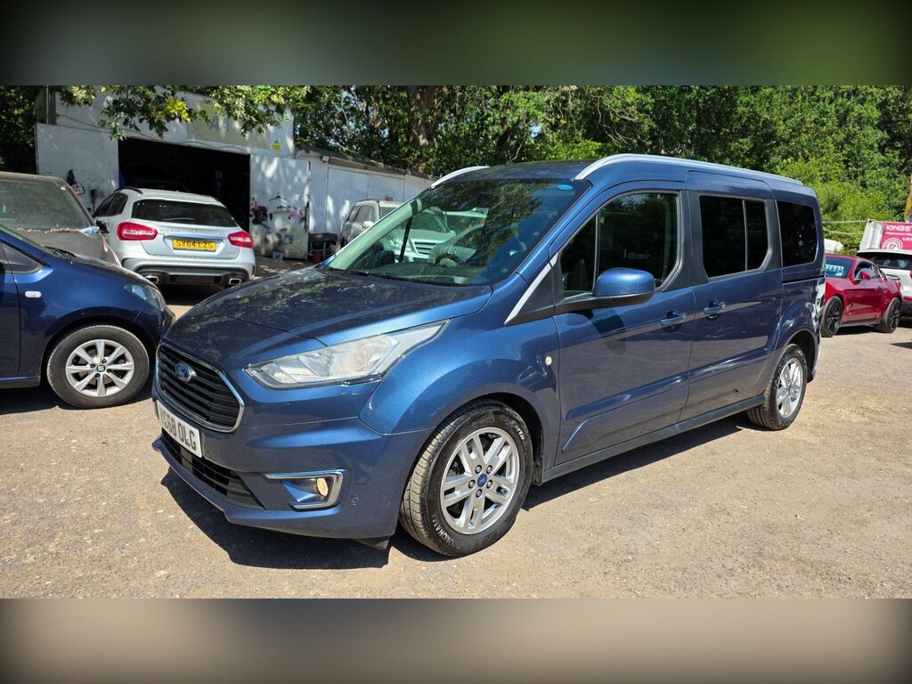 Ford Grand Tourneo Connect 1.5 Ecoblue Titanium Euro 6 Ss YC68OLG Blue #2