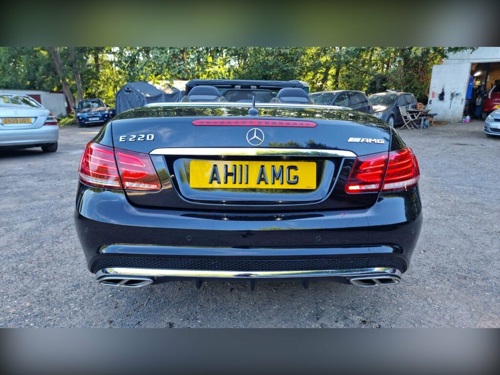 Mercedes-Benz E Class 2.1 E220 Cdi Amg Sport Cabriolet G-tronic Euro 5 AH11AMG Black #5