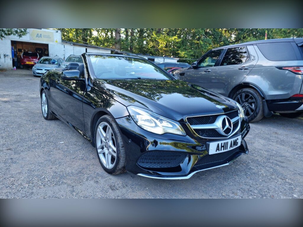 Mercedes-Benz E Class 2.1 E220 Cdi Amg Sport Cabriolet G-tronic Euro 5 AH11AMG Black #6