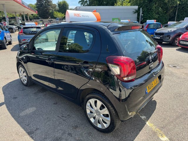 Peugeot 108 2015 1.0 Active Hatchback 2 Tronic Euro ND15TJO Black #4