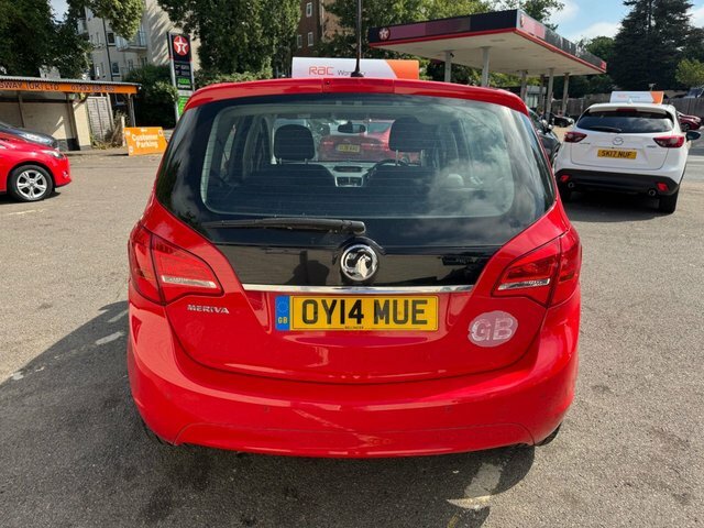 Vauxhall Meriva 2014 1.4I Tech Line Mpv Euro 6 Red #5