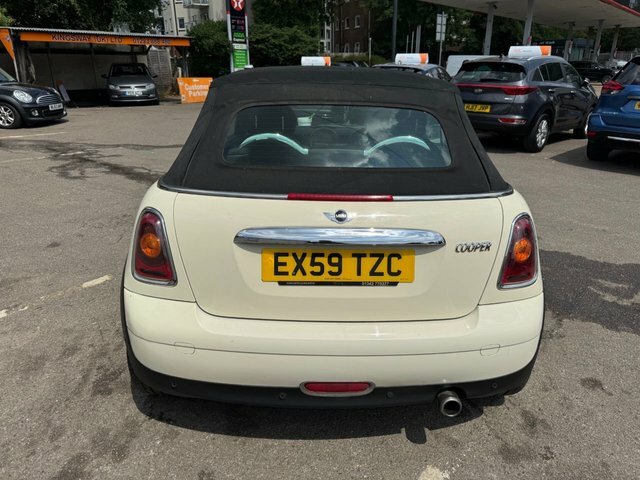 Mini Convertible 2009 1.6 Cooper Convertible Euro EX59TZC White #6