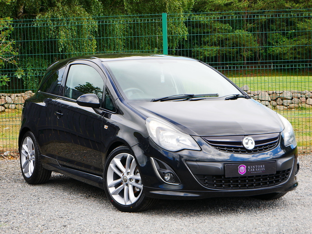 Vauxhall Corsa 1.4T Black Edition Hatchback U3355 Ulez Black