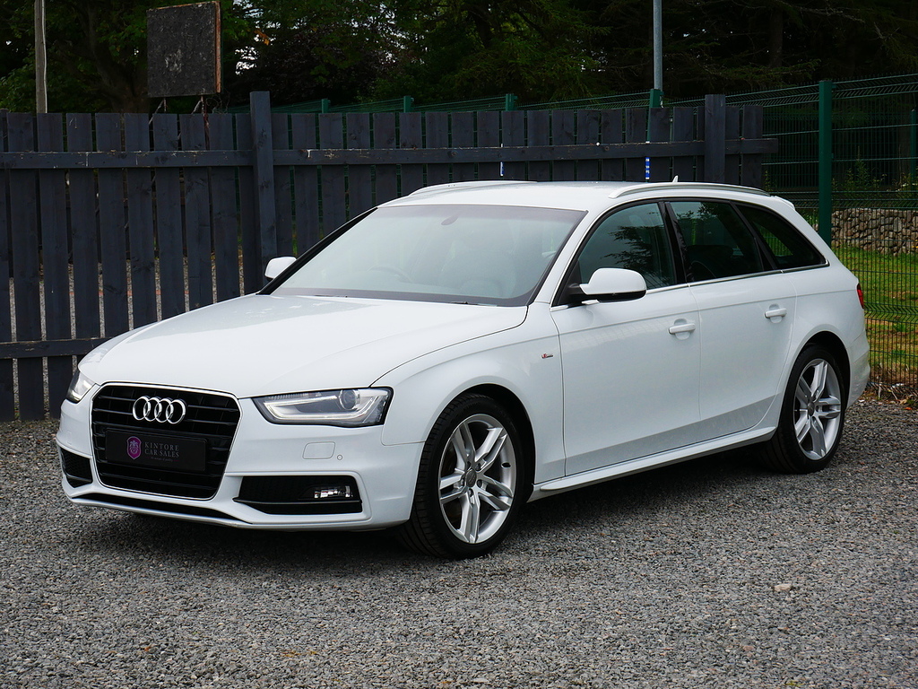 Audi A4 Avant 2.0 Tdi S Line Avant Multitronic Euro 6 U3374 White #4