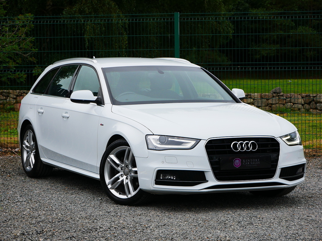 Audi A4 Avant 2.0 Tdi S Line Avant Multitronic Euro 6 U3374 White