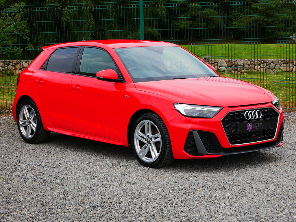 Audi A1 1.5 Tfsi 35 S Line Sportback U3375 Ulez Red #2