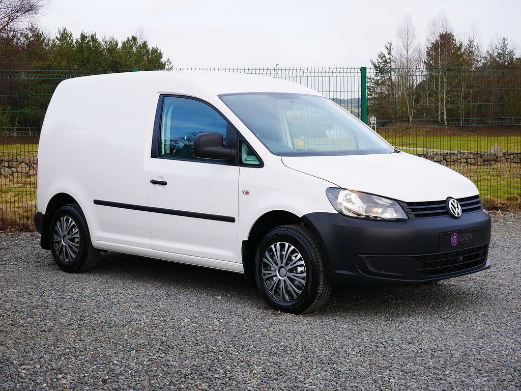 Volkswagen Caddy 1.6 Tdi C20 Startline Panel Van U3389 White #2