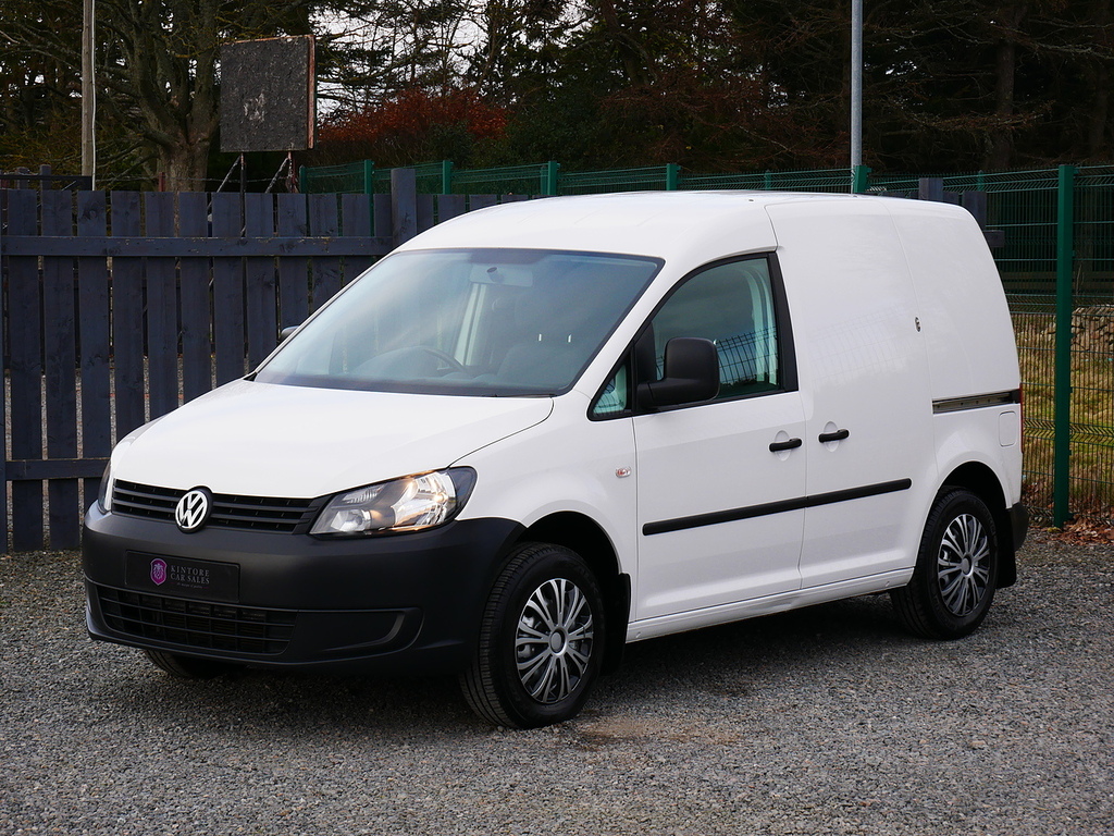 Volkswagen Caddy 1.6 Tdi C20 Startline Panel Van U3389 White #4