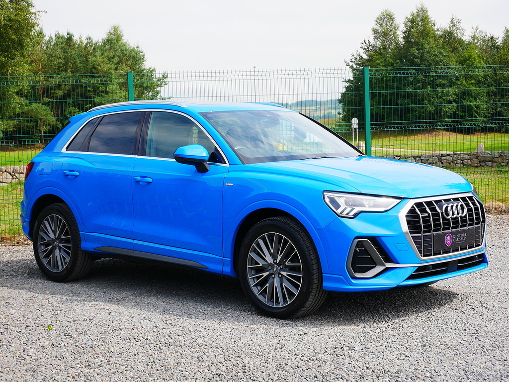 Audi Q3 2.0Tfsi S Line Quattro S-tronic U3383 Ulez Blue #2