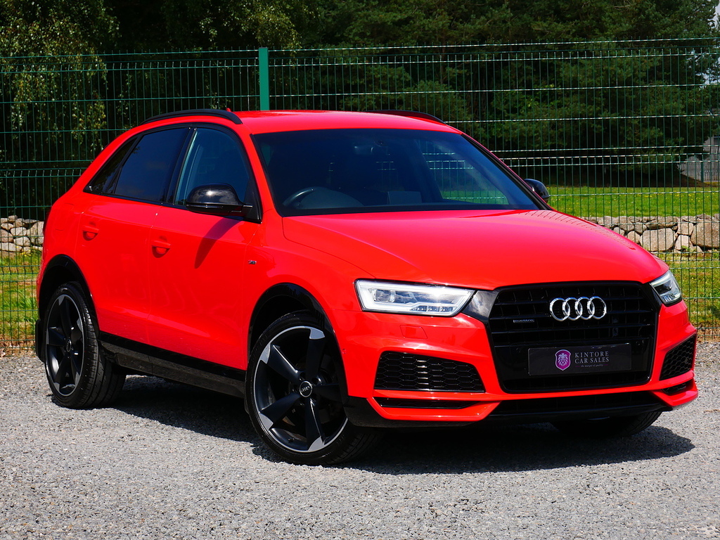 Audi Q3 2.0 Tdi Black Edition Quattro S-tronic U3388 Ule Red