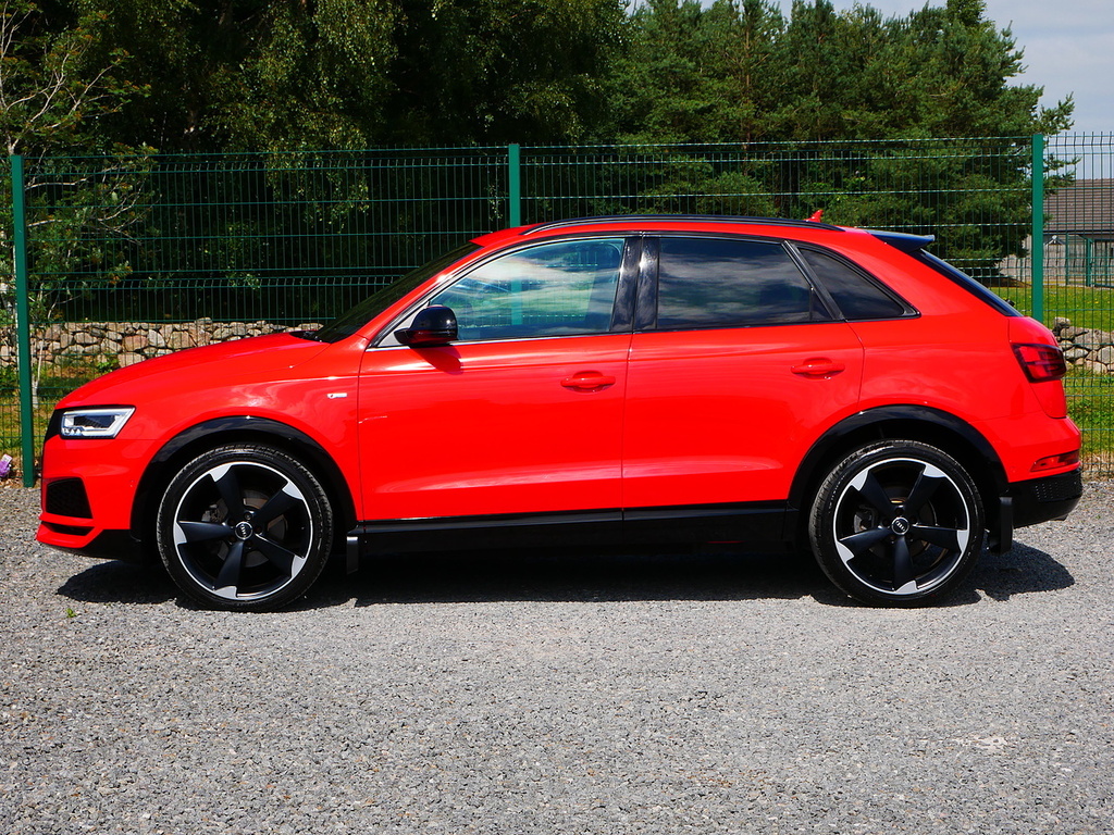 Audi Q3 2.0 Tdi Black Edition Quattro S-tronic U3388 Ule Red #6