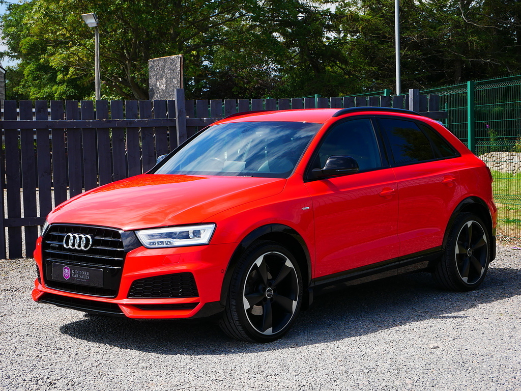 Audi Q3 2.0 Tdi Black Edition Quattro S-tronic U3388 Ule Red #4