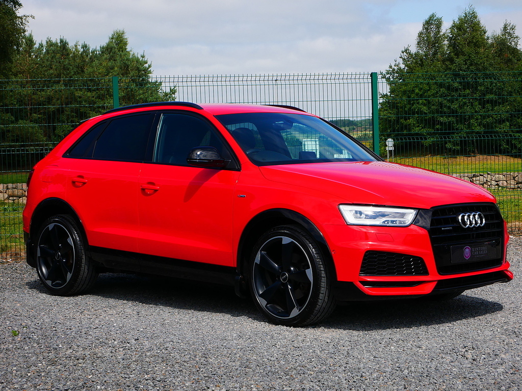 Audi Q3 2.0 Tdi Black Edition Quattro S-tronic U3388 Ule Red #2