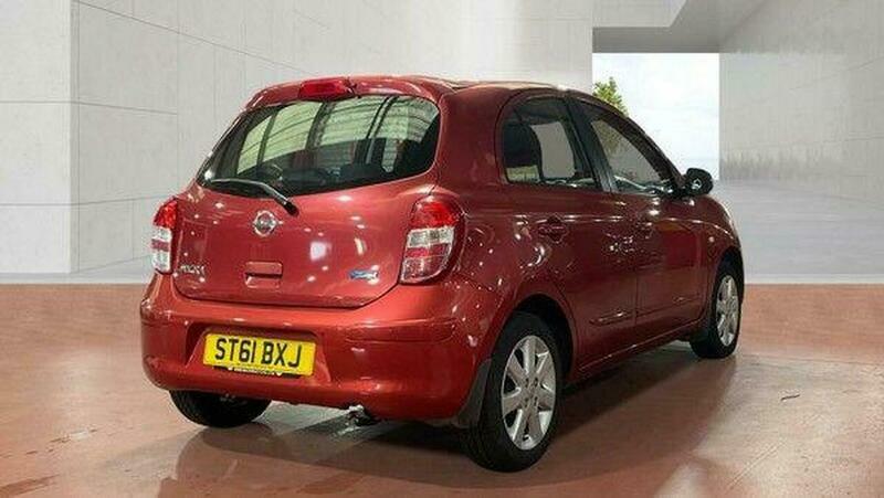 Nissan Micra 1.2 12V Acenta Cvt Red #4