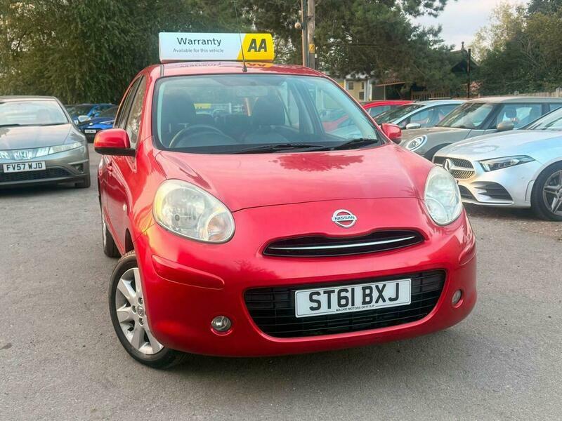 Nissan Micra 1.2 12V Acenta Cvt ST61BXJ Red