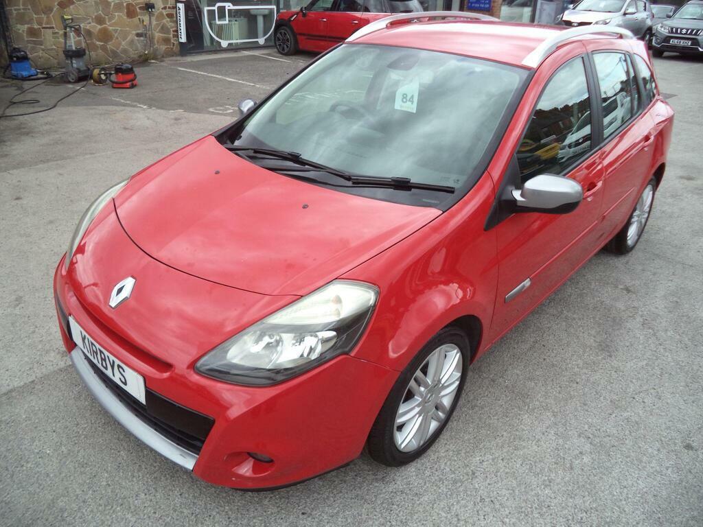 Renault Clio 1.5 Dci Dynamique Tomtom Sport Tourer Euro 5 Red #3