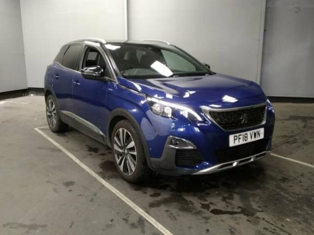 Peugeot 3008 1.5 Bluehdi Gt Line Premium Suv Eat Eur Blue