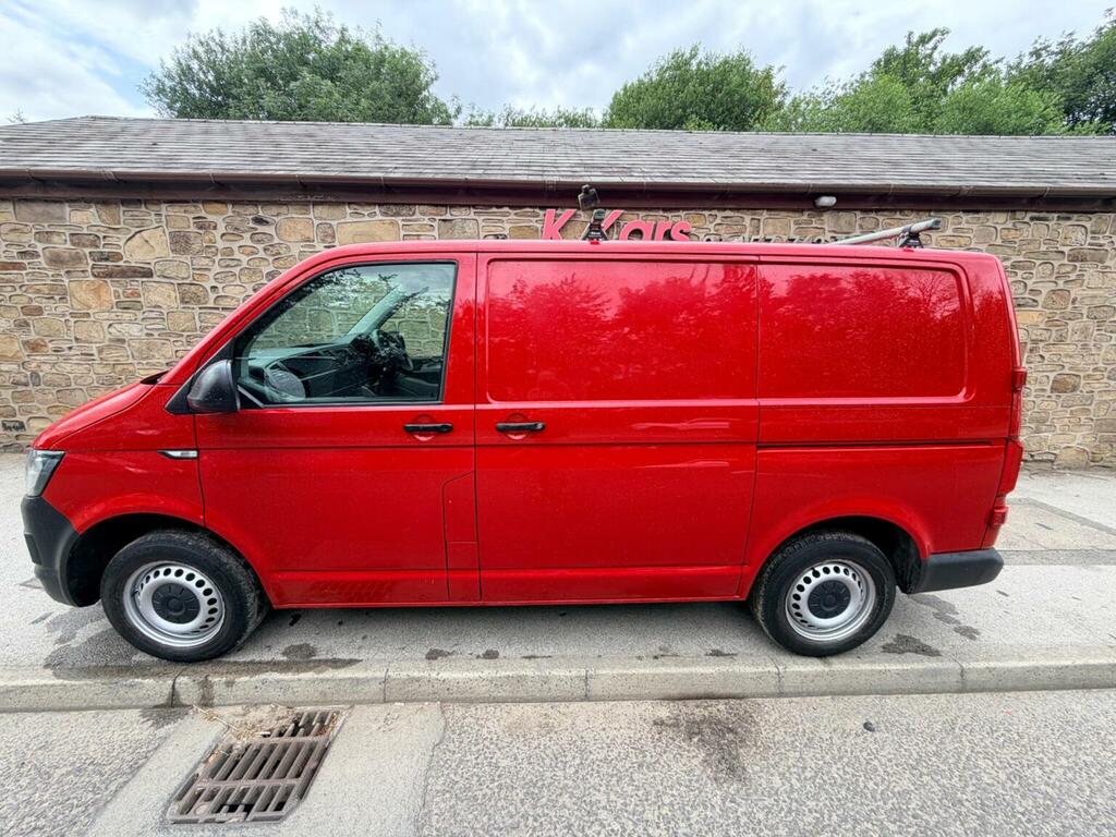 Volkswagen Transporter Panel Van 2.0 Tdi T26 Bluemotion Tech Startline Fw BL68URH Red #6
