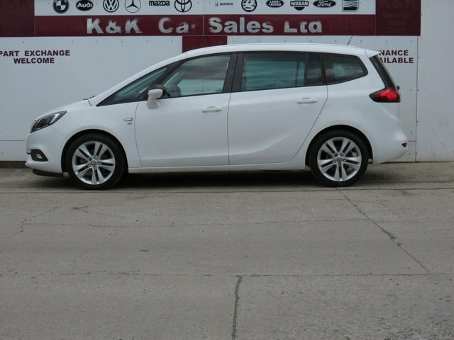Vauxhall Zafira Tourer 2017 1.4I Turbo Sri Nav Mpv Euro White #5