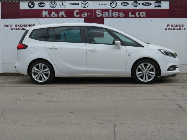Vauxhall Zafira Tourer 2017 1.4I Turbo Sri Nav Mpv Euro White #3