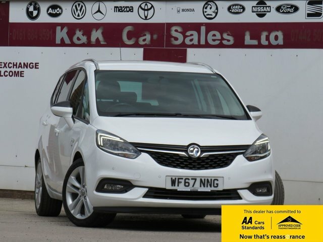 Vauxhall Zafira Tourer 2017 1.4I Turbo Sri Nav Mpv Euro White