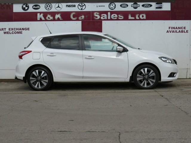 Nissan Pulsar 2018 1.2 Dig-t Tekna Hatchback Xtron Eu White #3