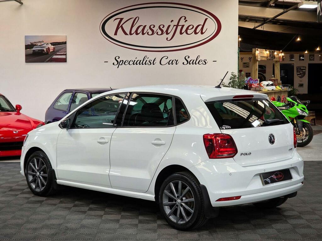 Volkswagen Polo Hatchback 1.0 Bluemotion Tech Se Design Euro 6 S White #2