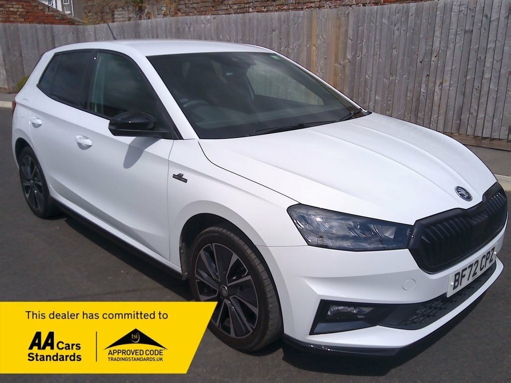 Skoda Fabia 1L Monte Carlo BF72CPZ White