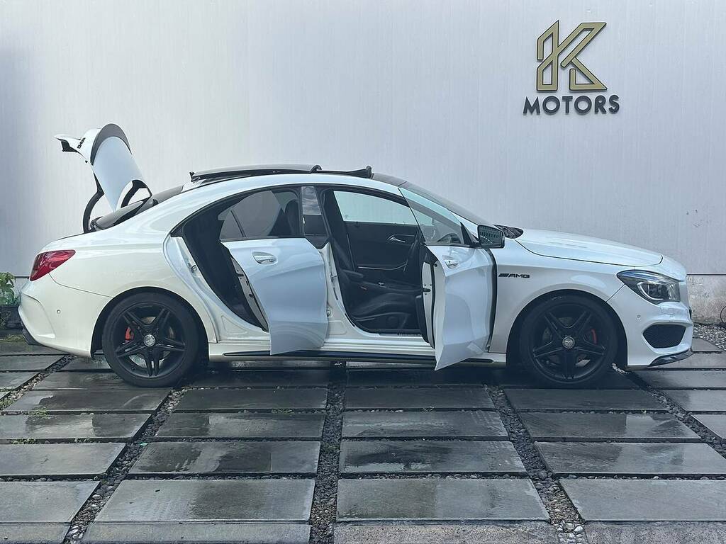 Mercedes-Benz CLA Class 2.1 Cla220 Cdi Amg Sport Coupe 7G-dct E White #4