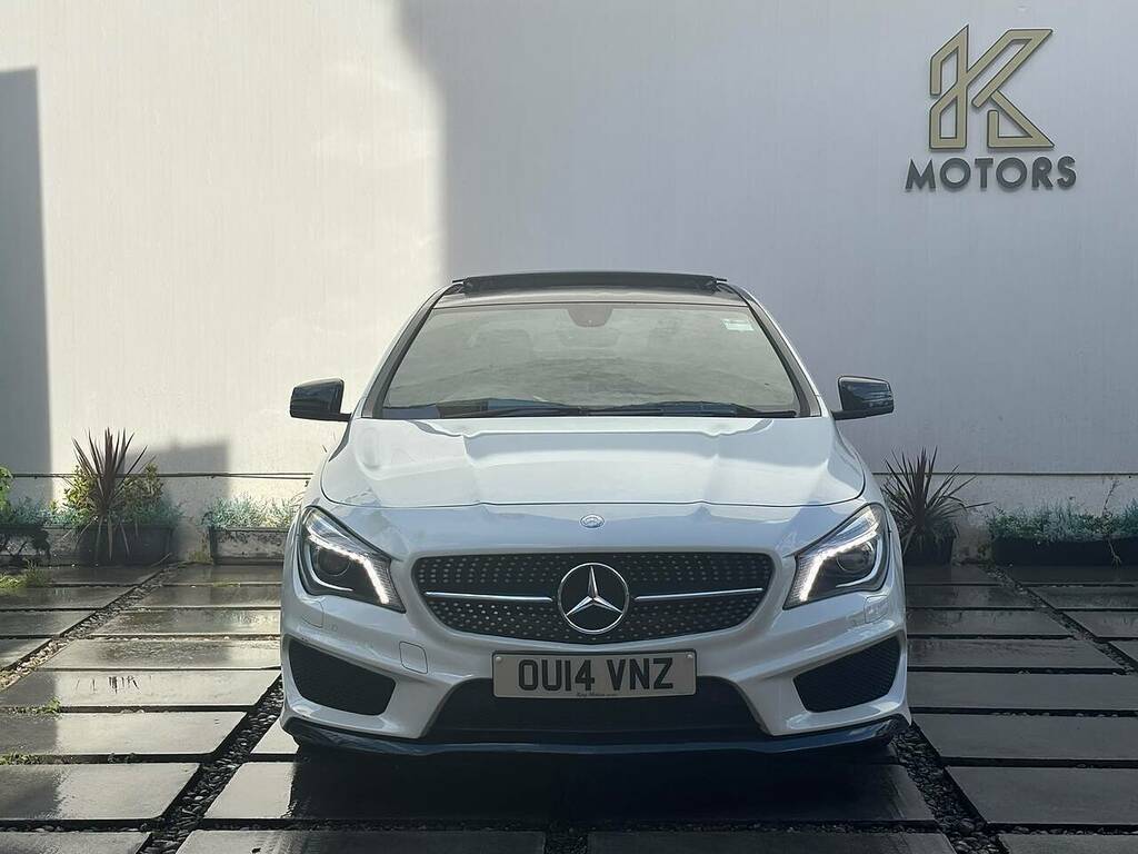 Mercedes-Benz CLA Class 2.1 Cla220 Cdi Amg Sport Coupe 7G-dct E White #2