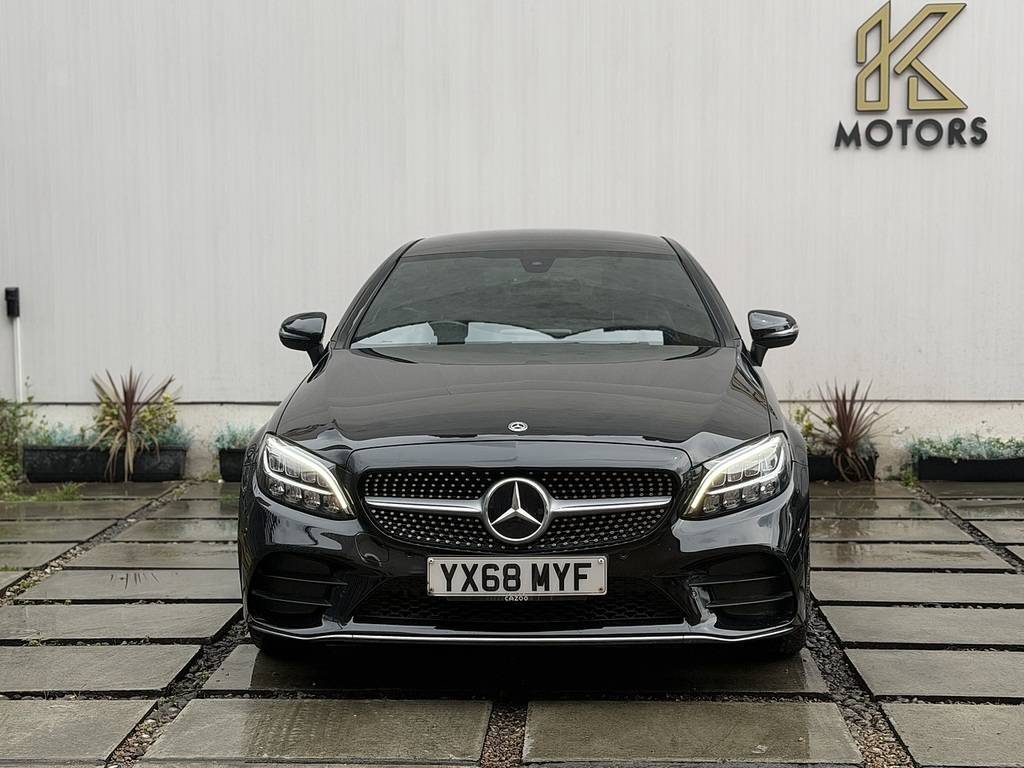 Mercedes-Benz C Class 1.5 C200 Mhev Amg Line Coupe G-tronic Black #2