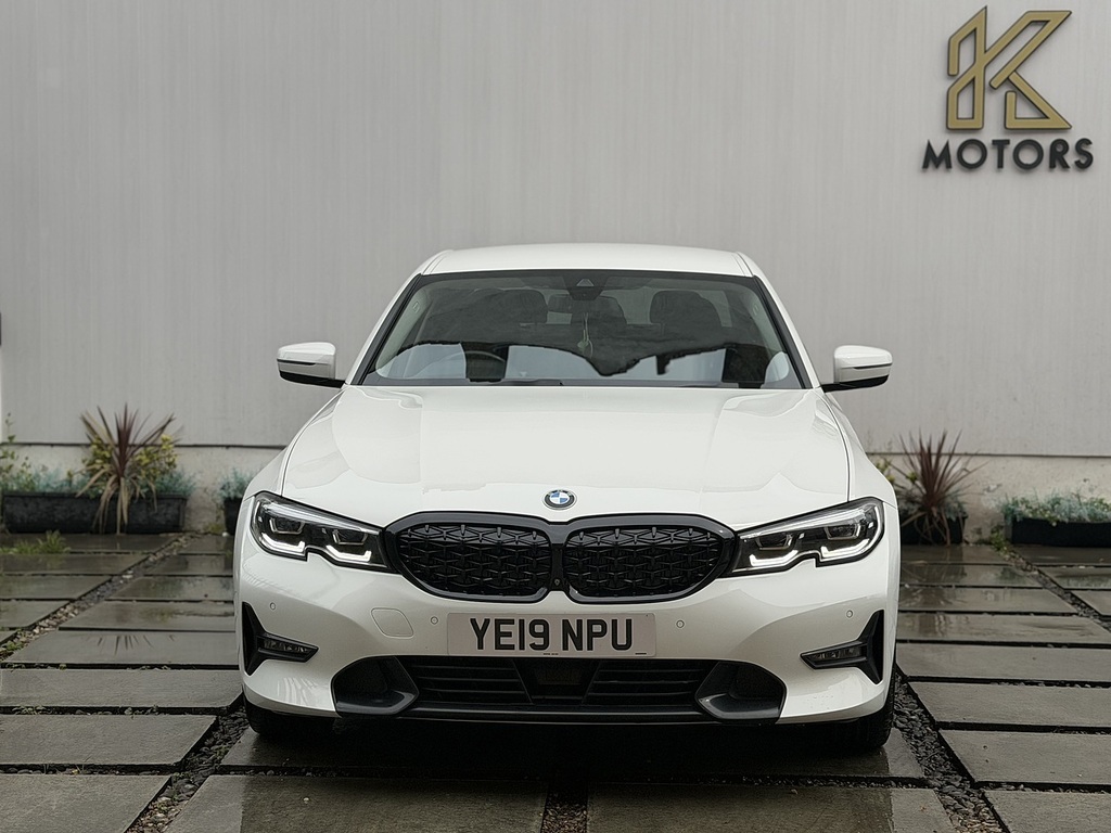 BMW 3 Series 2.0 320D Sport Saloon Euro 6 Ss YE19NPU White #2