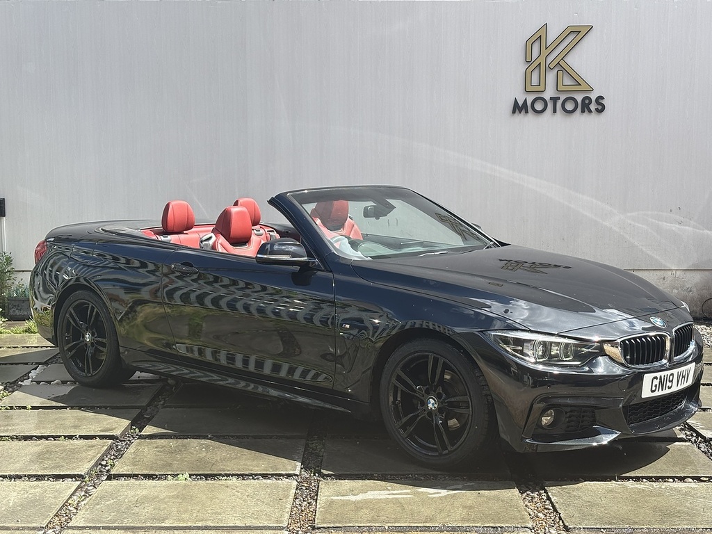 BMW 4 Series 2.0 420I Gpf M Sport Convertible E Black