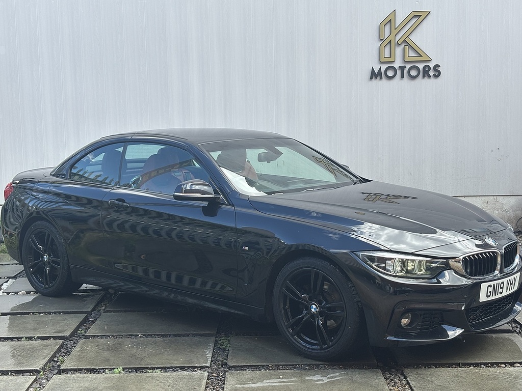 BMW 4 Series 2.0 420I Gpf M Sport Convertible E Black #3