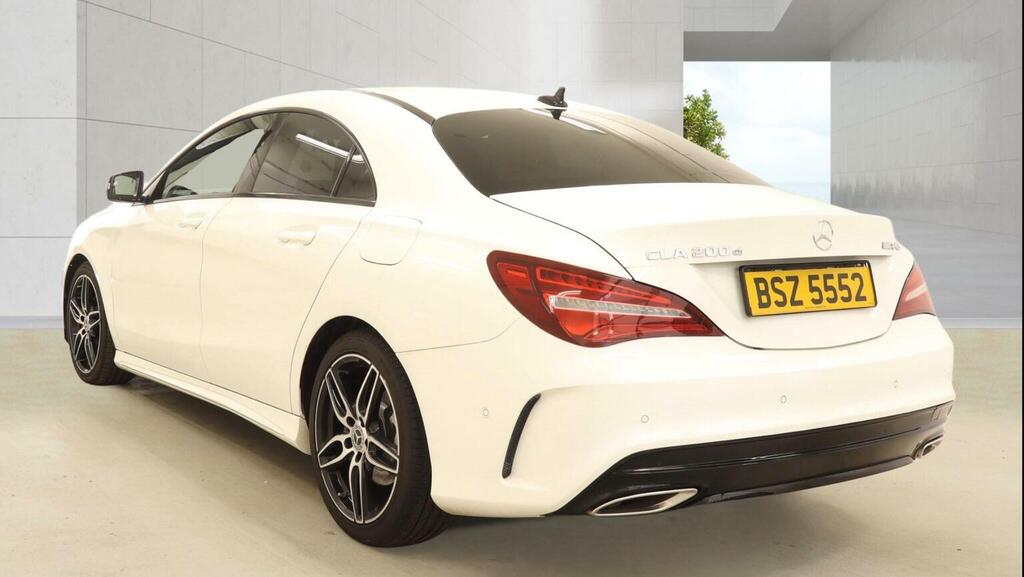 Mercedes-Benz CLA Class 2.1 Cla200d Amg Line Coupe Euro 6 Ss White #3