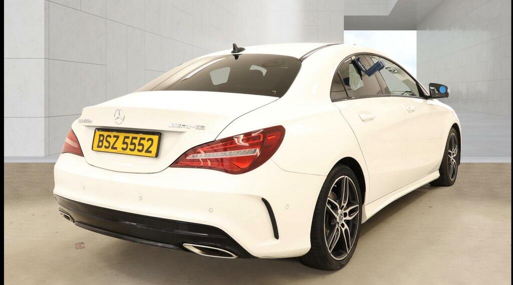 Mercedes-Benz CLA Class 2.1 Cla200d Amg Line Coupe Euro 6 Ss White #4