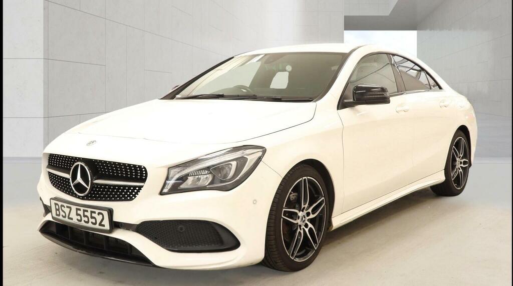 Mercedes-Benz CLA Class 2.1 Cla200d Amg Line Coupe Euro 6 Ss White #2