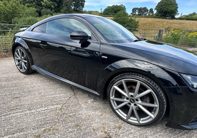 Audi TT Tdi Black Edition Coupe Black #6