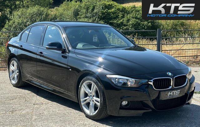 BMW 3 Series 320D M Sport Saloon YJ14YOW Black #4