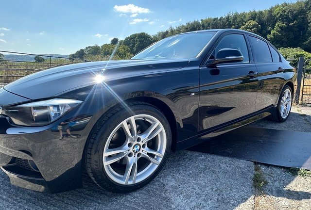 BMW 3 Series 320D M Sport Saloon YJ14YOW Black #6
