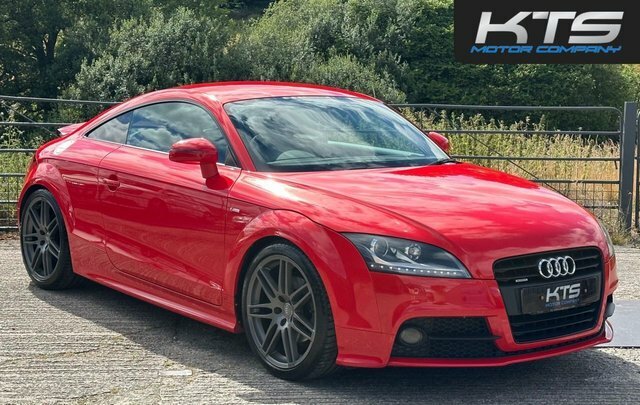 Audi TT Tdi Black Edition Coupe Red #4