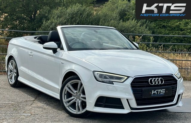Audi A3 Cabriolet Tdi S Line Convertible White #4