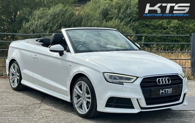 Audi A3 Cabriolet Tdi S Line Convertible White #5